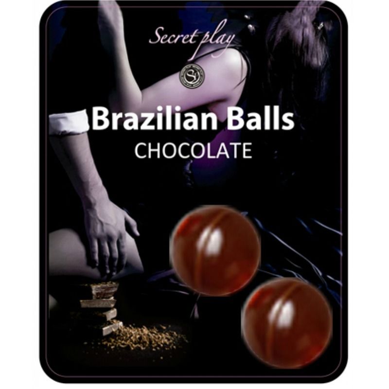 Boules brésiliennes massage saveur chocolat x2 · Secretplay Cosmetic · Boules brésiliennes
