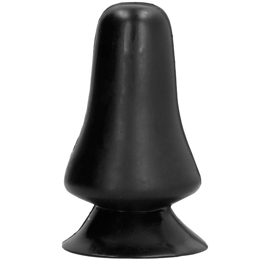 Plug anal conique XL lisse 12 cm diamètre 7 cm — vue de profil
