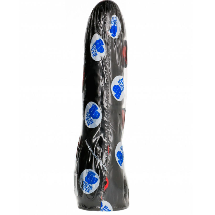 Gode courbé veiné 20 cm avec base plate — emballage