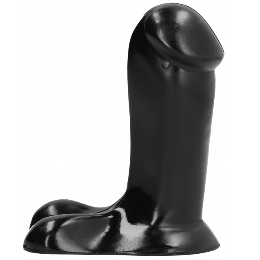 Gode noir 14 cm — vue de profil