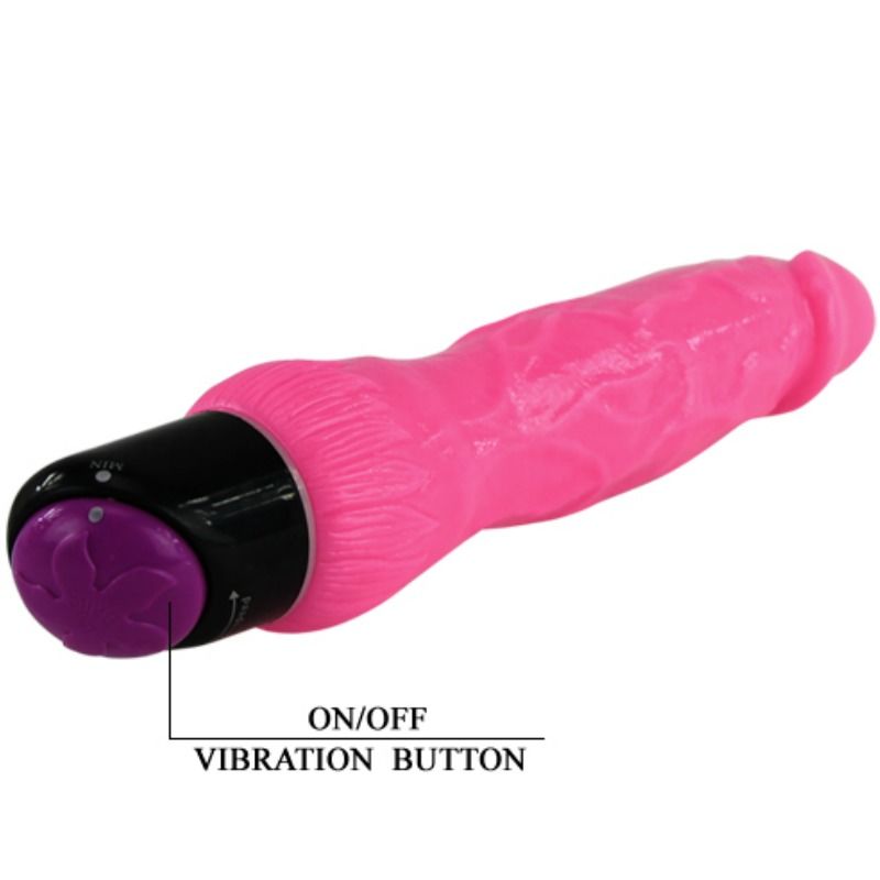 BAILE VIBRATEUR REALISTE SEXE COLORE ROSE 24 CM