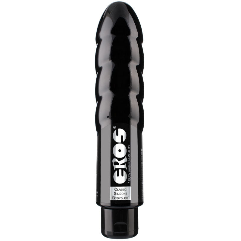 Lubrifiant silicone flacon collector forme dildo 175 ml — Classic Bodyglide · Eros Toy Bottles · Lubrifiants base silicone