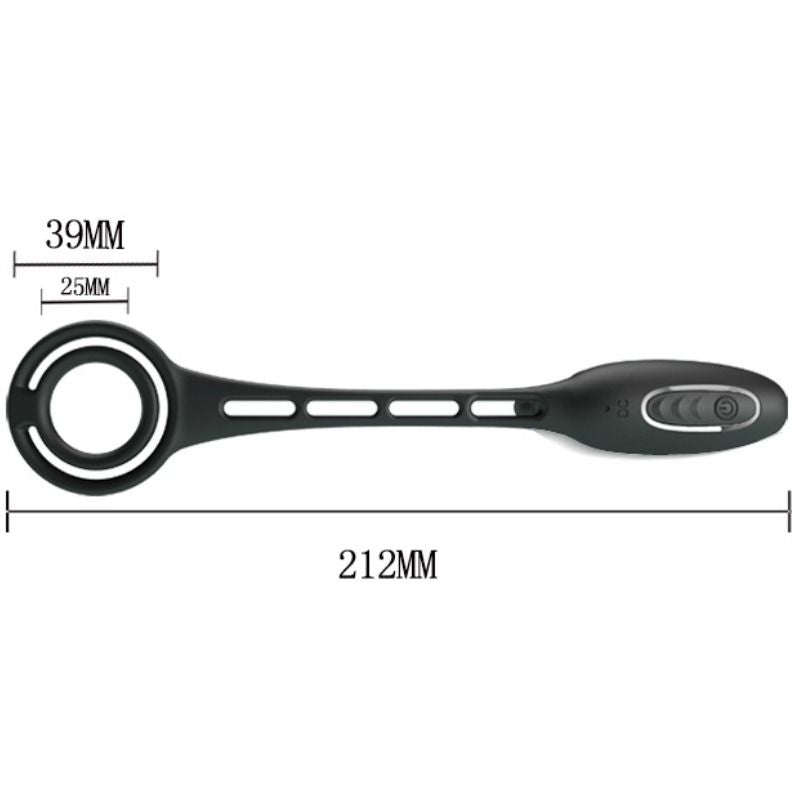 PRETTY LOVE ANNEAUX PENIS AVEC PLUG VIBRATEUR