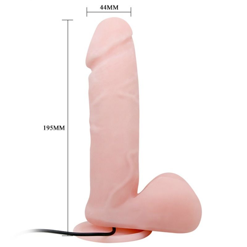 BAILE VIBRATEUR REALISTE OLIVER AVEC FONCTION DE ROTATION