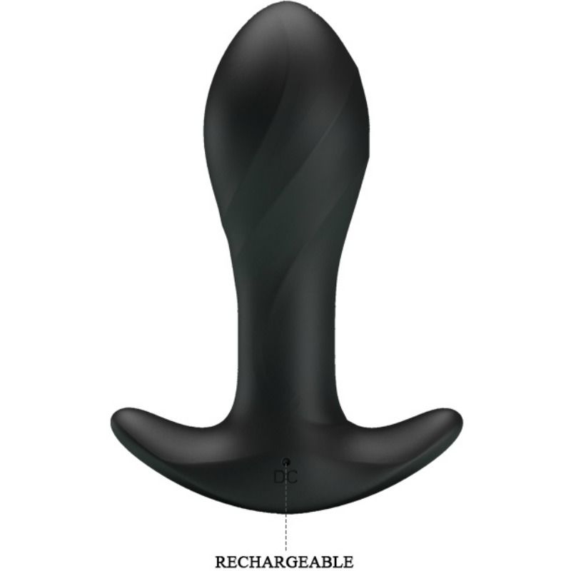 Plug vibrant silicone 12 modes 10,5 cm — emballage