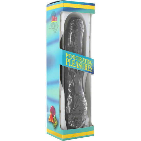 SEVEN CREATIONS VINYLE P SHAPE VIBRATEUR PENIS NOIR 20 CM