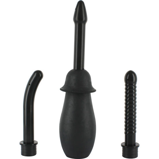 Kit douche anale complet avec embouts interchangeables · Seven Creations · Hygiène anale