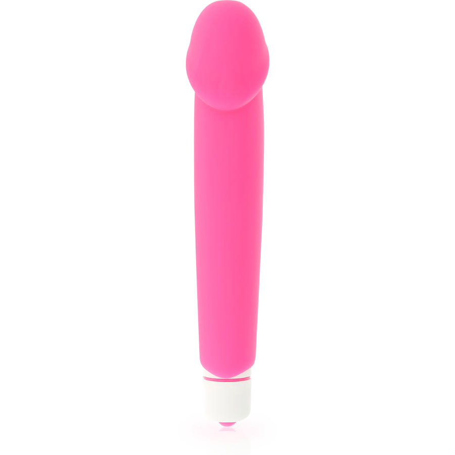 Glatter realistischer Silikonvibrator in Rosa — Dolce Vita Realistic