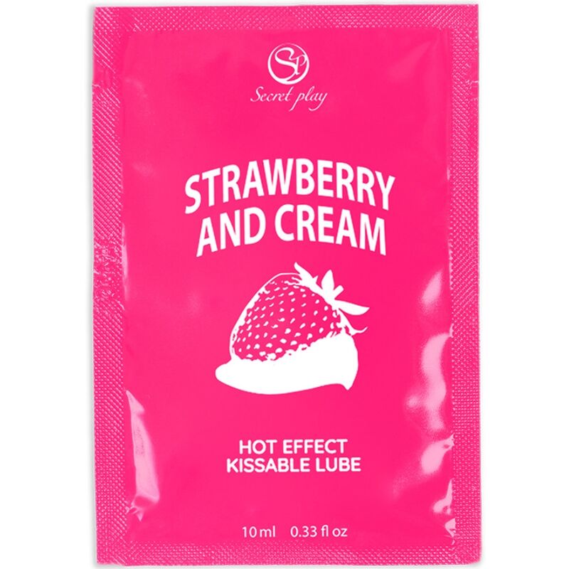 SECRETPLAY LUBRIFIANT UNIDOSE FRAISES CREME 10ML