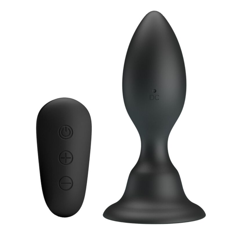 Plug vibrant gonflable silicone 10,8 cm avec télécommande · Mr Play · Plugs Vibrants