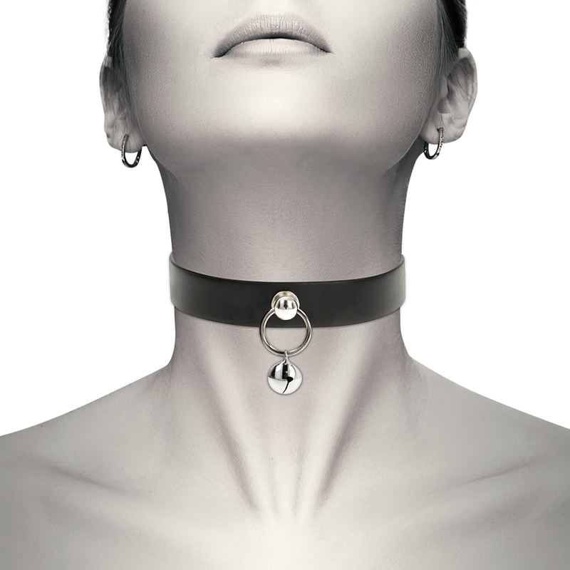 COQUETTE CHIC DESIRE COLLIER CUIR VEGAN FEMME ACCESSOIRE HOCHET CERCEAU
