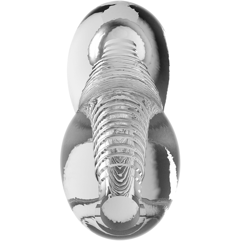 Vue frontale du Tensek 3 transparent, avec son canal intérieur nervuré visible par transparence