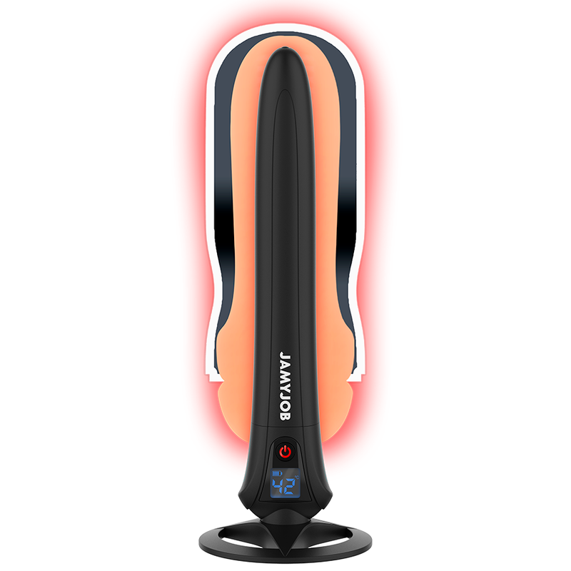 Chauffe-gaine USB écran LCD 40 °C — vue de profil