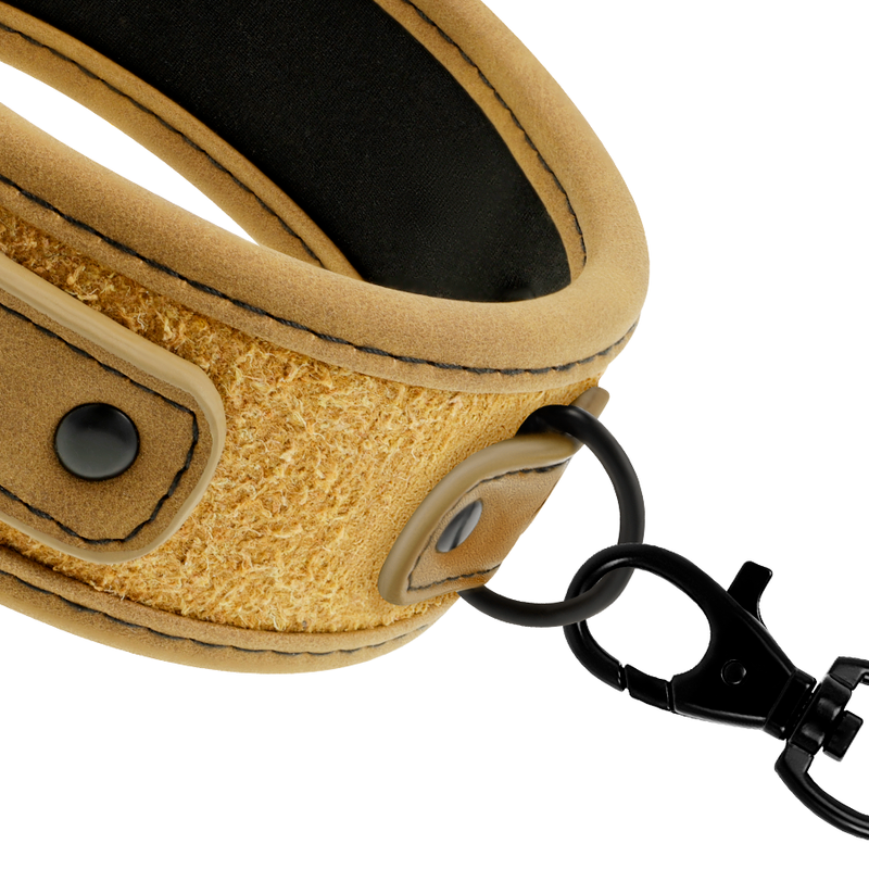 FETISH SUBMISSIVE ORIGIN COLLIER CHAINE DOUBLEE DE NEOPRENE