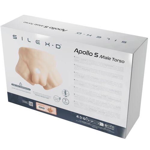 Realistischer männlicher Torso mit Po und Schwanz – Apollo S Caramel