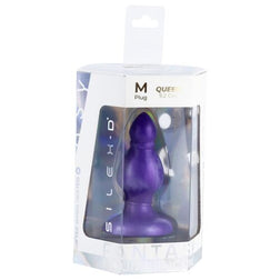 Plug Bijou Queen Violet 9 cm - Silicone Souple Ultra-Doux