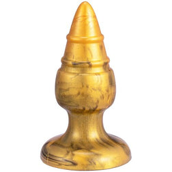 Plug Bijou Goldy Doré 9 cm - Silicone Souple Ultra-Doux