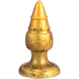 Plug Bijou Goldy Doré 9 cm - Silicone Souple Ultra-Doux