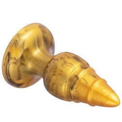 Plug Bijou Goldy Doré 9 cm - Silicone Souple Ultra-Doux