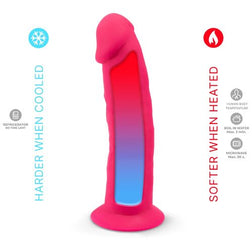 Gode Réaliste Fuchsia Double Densité 19 cm — Model 2
