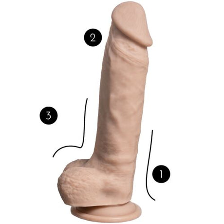 Gode Réaliste Chair Double Densité 23 cm — Model 1
