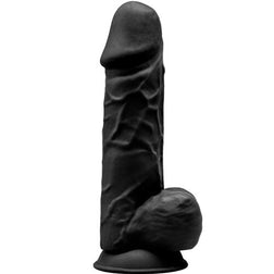 Gode Réaliste Noir Double Densité 21,5 cm — Model 1