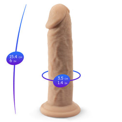 Gode Réaliste Double Densité 15 cm — Model 2
