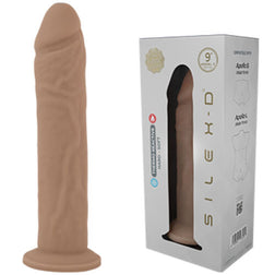 Gode réaliste caramel galbé 23 cm — Model 9