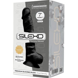 Gode Réaliste Noir Double Densité 17,5 cm — Model 1