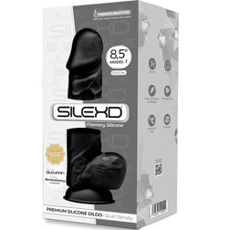 Gode Réaliste Noir Double Densité 21,5 cm — Model 1