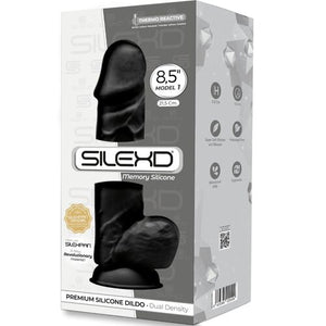 Gode Réaliste Noir Double Densité 21,5 cm — Model 1