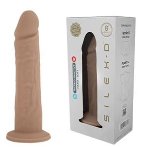 Gode réaliste caramel lisse 20 cm — Model 8