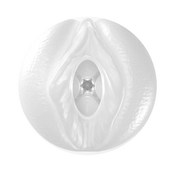 Œuf masturbateur extensible texture lisse blanc — Catherine