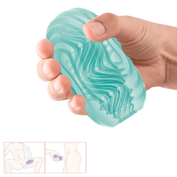 Oeuf masturbateur extensible texture en vagues — Twist Angel