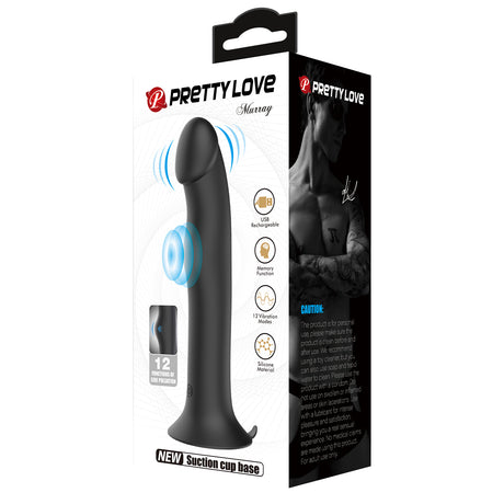 Gode à Pulsation en silicone 24 combinaisons avec ventouse — Murray