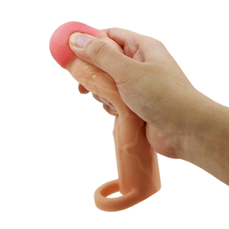 Gaine d’extension pénienne +5 cm en TPR avec anneau scrotal — Hani