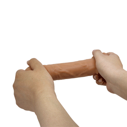 Realistic penis extension sleeve with strap — Lionel