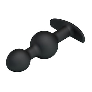 Chapelet anal silicone avec billes lestées 10 cm