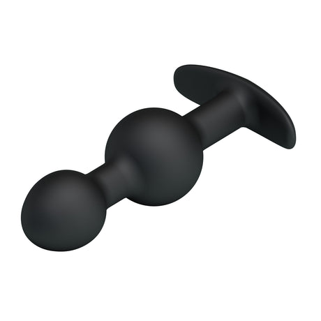 Chapelet anal silicone avec billes lestées 10 cm