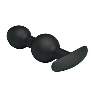 Chapelet anal silicone avec billes lestées 10 cm