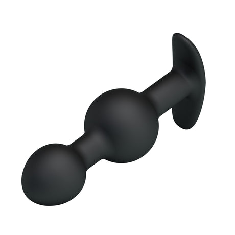 Chapelet anal silicone avec billes lestées 10 cm