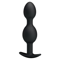 Chapelet anal silicone 12,5 cm avec poignée - Silicone Anal Balls