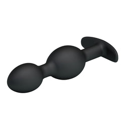 Chapelet anal silicone 12,5 cm avec poignée - Silicone Anal Balls