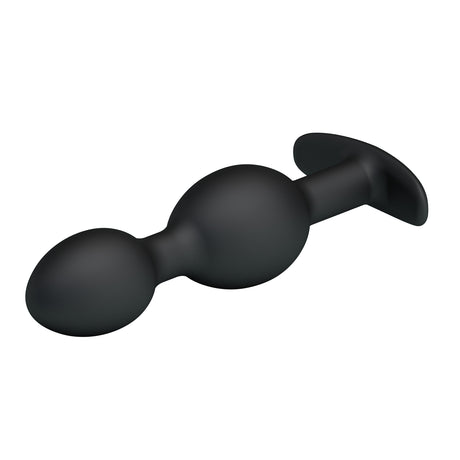 Silikon-Analkette 12,5 cm mit Griff — Silicone Anal Balls
