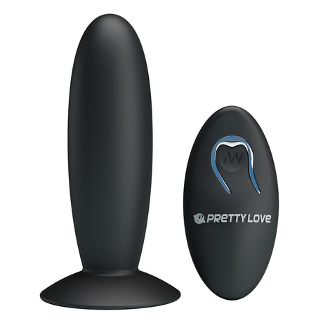 Quiet USB-Rechargeable 12-Mode Vibrating Butt Plug