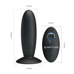 Plug anal vibrant rechargeable USB 12 modes silencieux