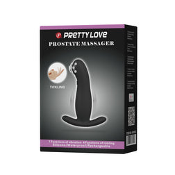 Plug vibrant prostatique silicone base périnéale