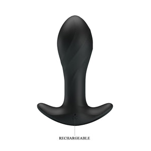 Vibrierender Silikon-Analplug 12 Modi 10,5 cm – Party Up