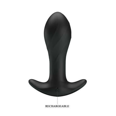 Vibrierender Silikon-Analplug 12 Modi 10,5 cm – Party Up