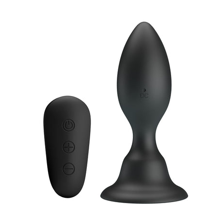 Aufblasbarer Analplug 10,8 cm mit Fernbedienung